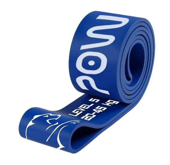 Еспандер-петля (гумка для фітнесу і кроссфіту) PowerPlay 4115 Power Band Синя (20-45kg) (PP_4115_Blue_(20-45kg))