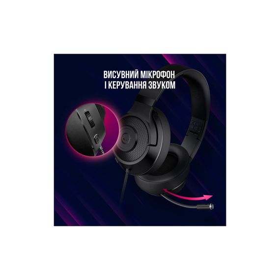 Навушники Lorgar Noah 101 Gaming 3.5 мм Black (LRG-GHS101B) | Зображення 7