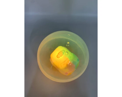 Мягкая силиконовая игрушка черепашка машинка в шаре All Bubble Ball | Зображення 1