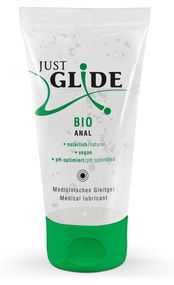 Веганське органічне анальне масло на водній основі - Just Glide Bio Anal, 50 ml Sex Aura