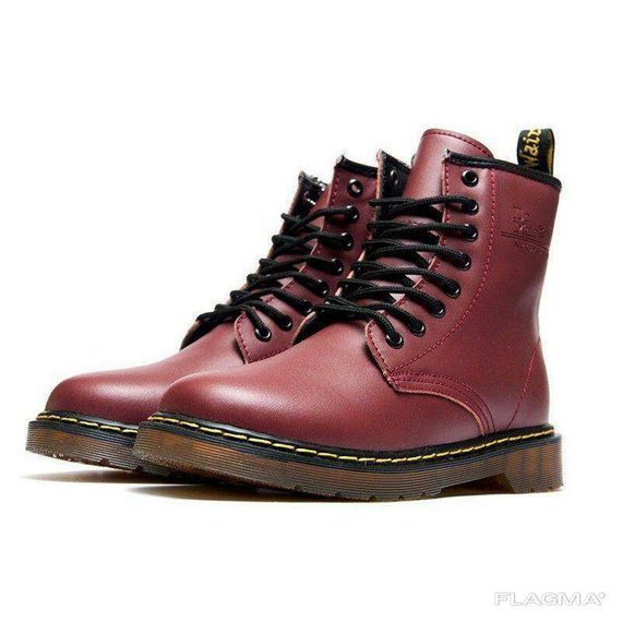 Ботинки Dr. Martens 1460 (Бордовые) Размер 41 42 43 44 45 | Зображення 3
