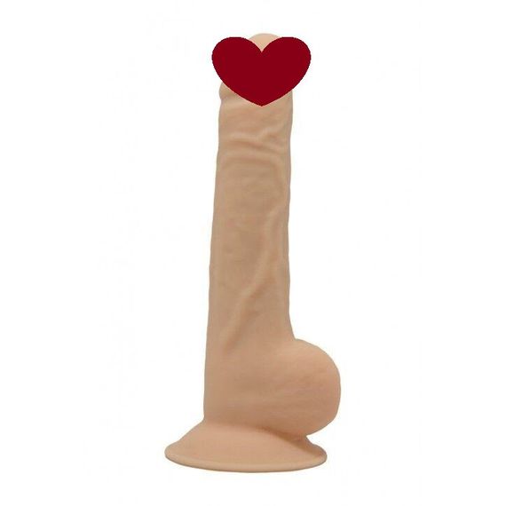 Силіконовий фалоімітатор Wooomy Mr.Smith, термореактивний, з присоскою, довжина 17,5, діаметр 3,3 см Sex Aura