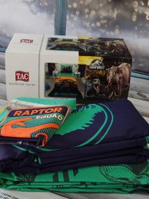 Постільна білизна дитяча TAC Jurasik park Бавовна/Ранфорс Півторний розмір