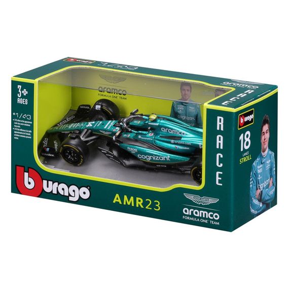 Колекційна автомодель "Aston Martin AMR23 (2023)" Bburago 18-38090, 1:43 масштаб | Зображення 8