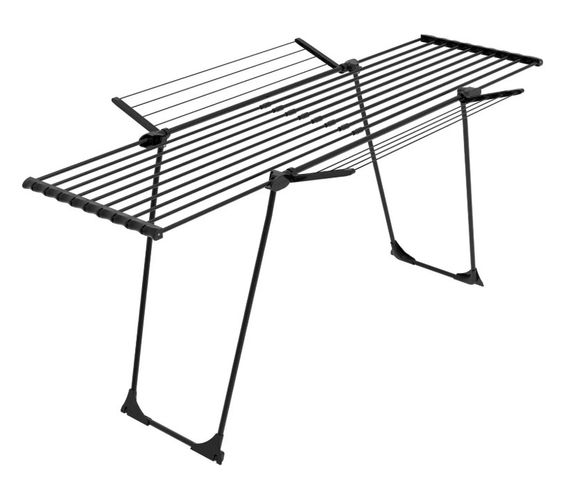 Сушарка для білизни підлогова Casa Si Casa Flex Ultra Black (CS92180B04H)