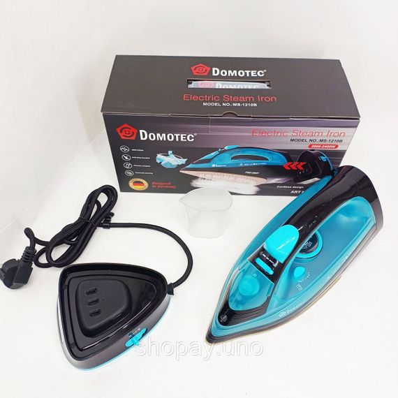 Зручна праска для одягу Domotec, Професійна праска з паровою системою Електрична для речей NX-64 | Зображення 6