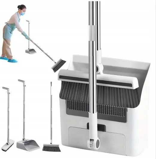 Веник и щетка с совком для уборки 3 в 1 | Зображення 1