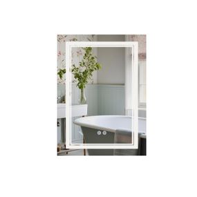 Дзеркало Qtap Cardinal 600х800 з LED-підсвіткою Touch, з антизапотіванням, з диммером, рев. темп. кольори (3000-6500 K) QT0478C6080