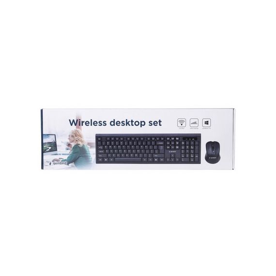 Комплект Gembird KBS-WM-03-UA Wireless Black (KBS-WM-03-UA) | Зображення 2