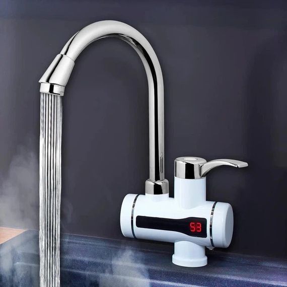 Електричний проточний водонагрівач з дисплеєм для кухні бічне підключення XPRO (47893-366_402) | Зображення 4