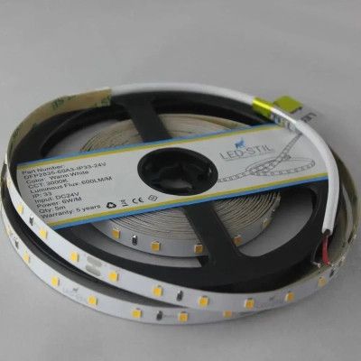 Светодиодная лента LED-STIL 3000K 6 Вт/м 2835 60 діодів IP33 24 Вольта 550 lm (DFP2835-60A3-IP33-24V) - Топ | Зображення 3