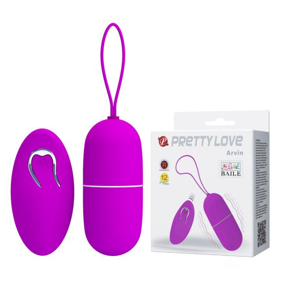 Віброяйце - Pretty Love Arvin Vibrating Egg Purple Sex Aura