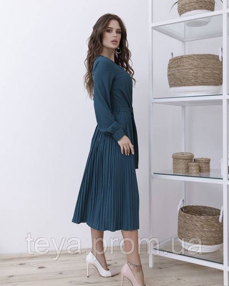 Плаття для жінок колір зелений розміри S, M, L, XL FI_000360 | Зображення 1