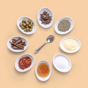 Фарфоровые соусницы LIFVER для подачи соусов, набор 8 шт, 100 мл