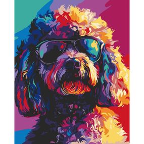 Картина по номерам "Крутой пёсик" 11583-AC 40х50 см