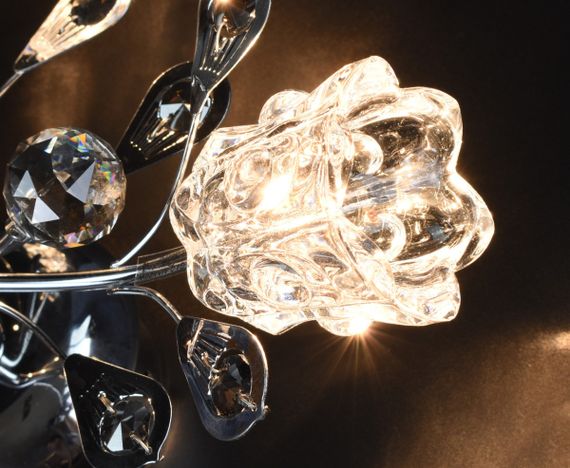 Бра настінна 26415 Хром 25х35х16 см. | Зображення 4