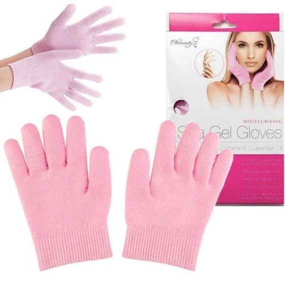 Косметичні зволожуючі SPA рукавички Spa Gel Gloves з маслом жожоба, екстрактом алое віра та вітаміном Е | Зображення 1
