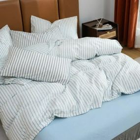 Постільна білизна двоспальне Viluta Варена бавовна Wash Printed W 10-2 175х210 см