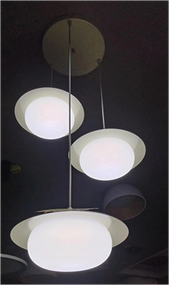 Потолочный LED светильник WBL-81/54*2W WW+NW+CW