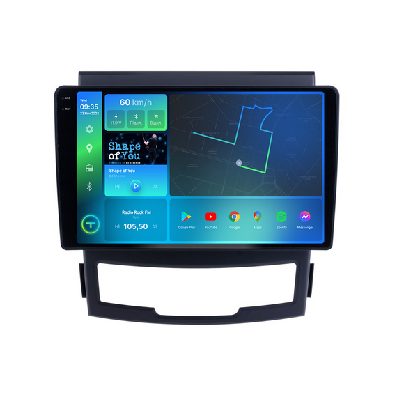 Штатна магнітола Torssen 2K SsangYong Korando 11-13 F9432 4G Carplay DSP | Зображення 1