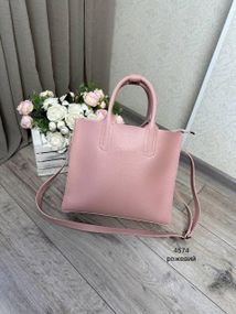 Сумка жіноча велика Світло рожева