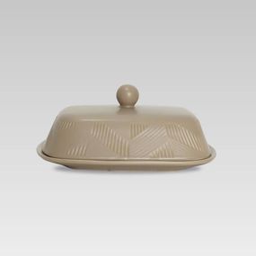 Масленка керамическая Maestro MR-20004-45 Geometry Beige для сливочного масла