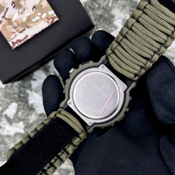 Patriot 005CMGRSU ЗСУ Зелений камуфляж Паракордовий ремінець Army Green + Коробка. | Зображення 4