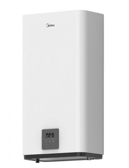 Водонагрівач Midea PRIME WI-FI 100 л, 2,0 кВт, "мокрий" ТЕН, вертикальний, прямокутний, білий (D100-20ED6 (W)) | Зображення 1