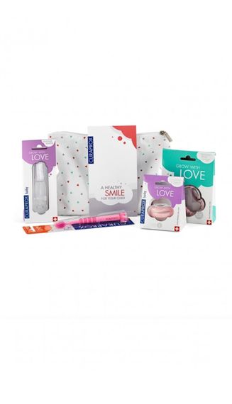 Дитячий набір Curaprox Baby Set Light Blue блакитний (рожевий / бірюзовий) | Зображення 1