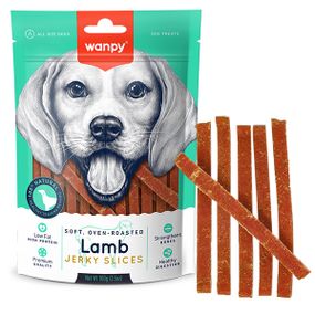 Лакомство для собак Wanpy Soft Lamb Jerky Slices с ягненком 100 гр