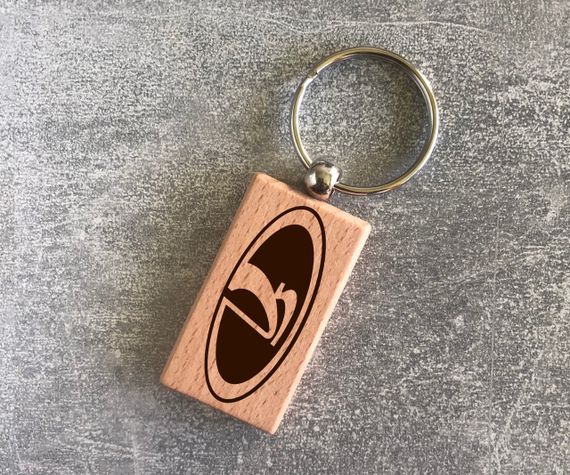 Деревянный брелок с логотипом Лада/Lada (15010102002)