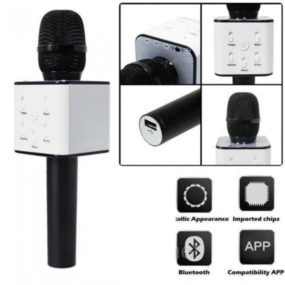Мікрофон Q-7 Wireless Black. Колір чорний | Зображення 1