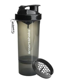 Шейкер спортивний SmartShake Slim 500 мл Black (10253001)