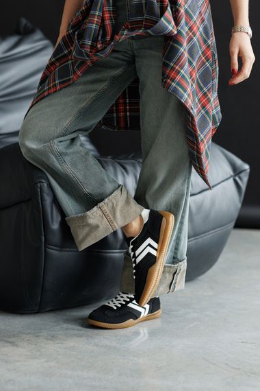 Кеди жіночі 591419 Чорні 36 37 38 39 40 41 | Зображення 8