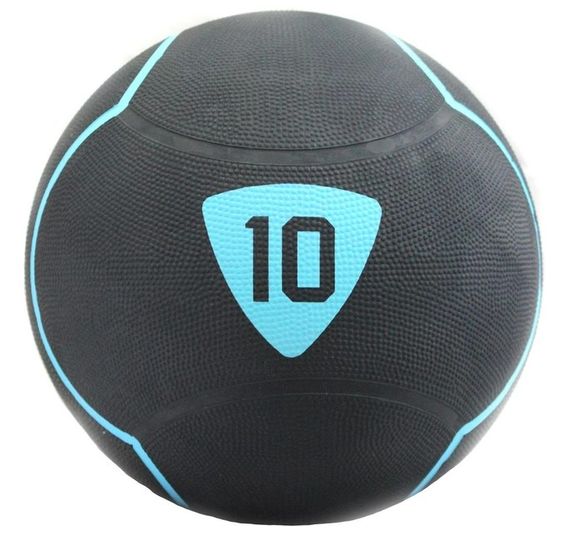 Медбол LivePro  SOLID MEDICINE BALL чорний Уні 10кг LP8110-10
