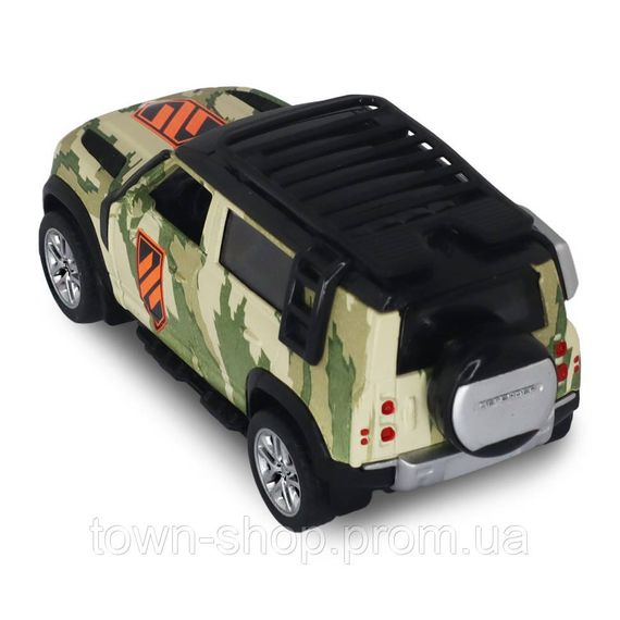 Автомодель серии "Шевроны Героев" Land Rover Defender 110 "3 ОШБр" TechnoDrive 250363M2 масштаб 1:39 | Зображення 2