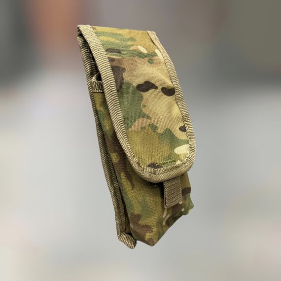 Підсумок закритого типу під 2 магазини АК/М16 з системою Моллі, Мультикам, Cordura 1000D, WINTAC, підсумок під ріжок