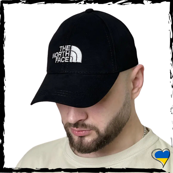 Кепка The North Face. Кепка TNF, Зе Норт Фейс. Унісекс, чорна. Шапка 57-59р