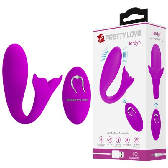 Вібратор - Pretty Love Jordyn Stimulator Purple Sex Aura