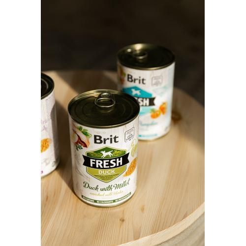 Консервированный корм Brit Fresh Duck/Millet для собак, с уткой и пшеном, 400 г | Зображення 4
