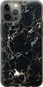 Чехол на iPhone 12 Pro Max Черный мрамор "3846u-2054-17620"