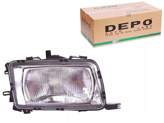 Фара Передняя Audi 80 B4 1991-1994 Правая H4, Ручн. Рег. | Зображення 1