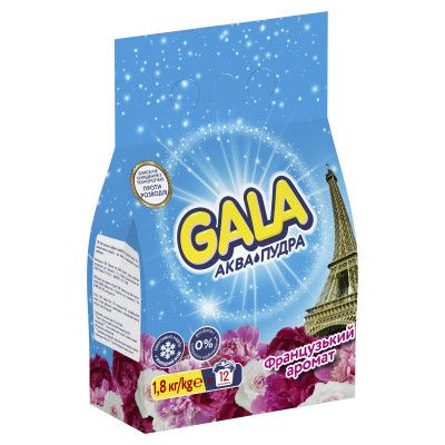 Стиральный порошок Gala Аква-Пудра Французский аромат 1.8 кг (8006540514733) | Зображення 1