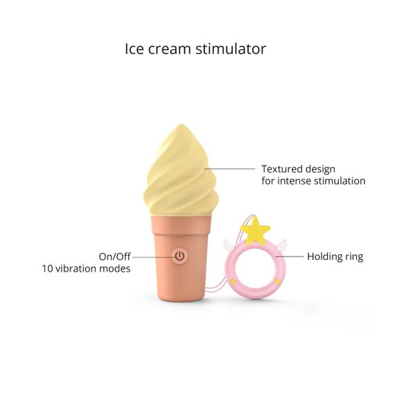 Вібратор-морозиво Love To Love CAND'ICE — VANILLA POP Sex Aura | Зображення 1