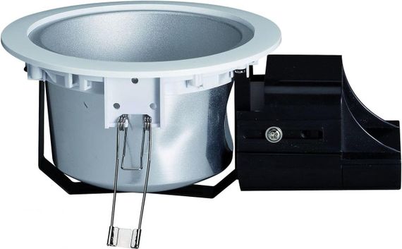 Встраиваемый светильник Paulmann 92009, белый, Ø175 мм, металл, патрон E27, без лампы | Зображення 1