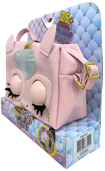 Сумочка Purse Pets одноріг Гламікорн кліпають очі видає звуки та мелодії рожева | Зображення 1
