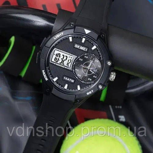 Стильні чорні чоловічі наручні годинники, Чоловічі наручні годинники незвичайні стильні CN-12 | Зображення 1