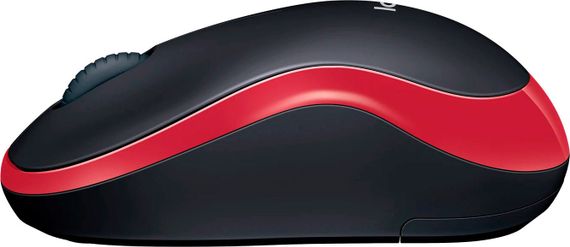 Мишка Logitech M185 бездротова, Red (new) | Зображення 1