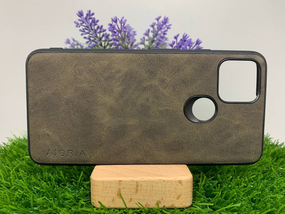 Чохол накладка Google Pixel 4A 5G шкіра темно-коричневий