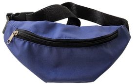 Сумка поясна бананка 4Profi Міні  з принтом "синя меланж " з одним відділенням